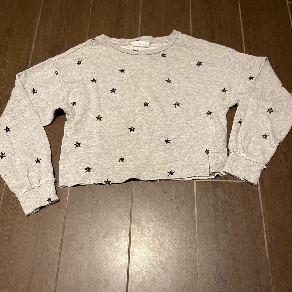 Lush cropped lightweight sweatshirt